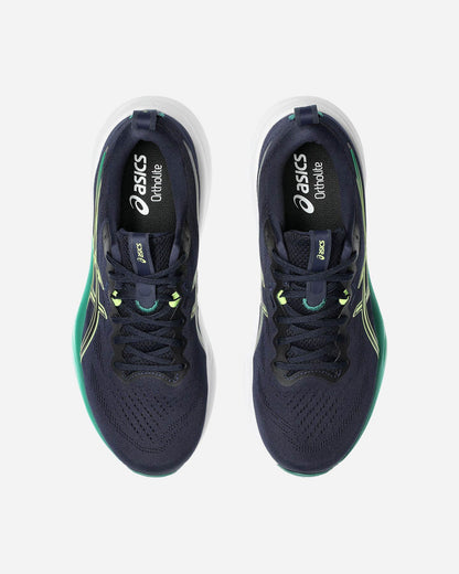 Scarpa Uomo Gel-Pulse 16 Blu/Verde, con tecnologia GEL sul tallone 