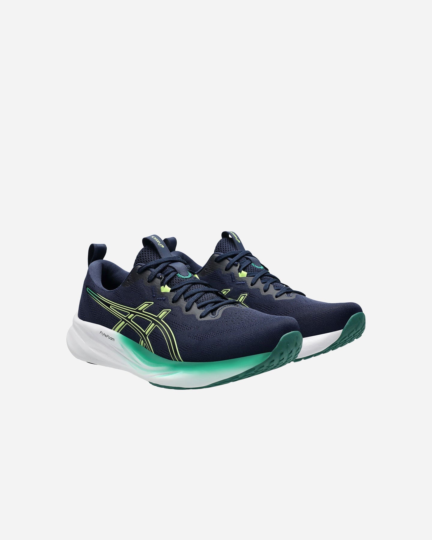 Scarpa Uomo Gel-Pulse 16 Blu/Verde, con tecnologia GEL sul tallone 