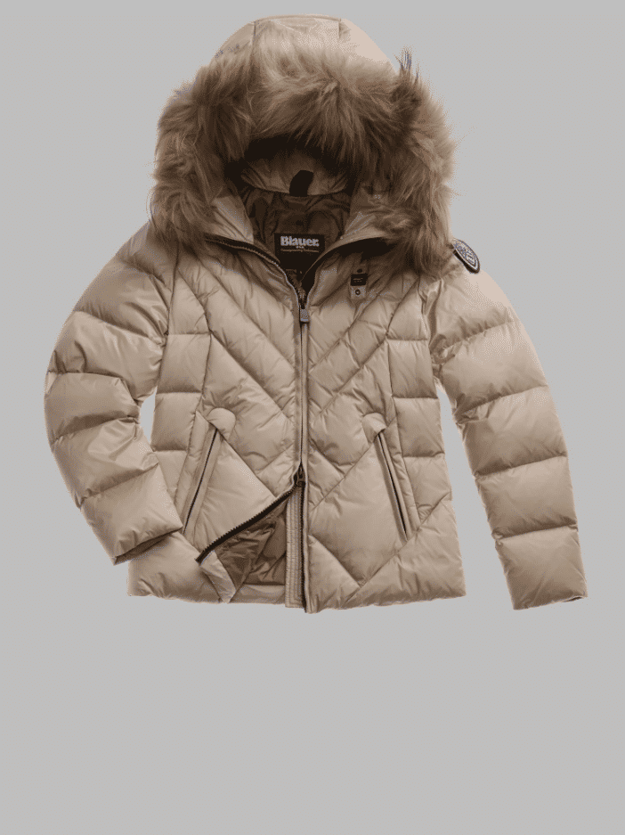 Blauer Piumino Geometrico Idrorepellente Donna