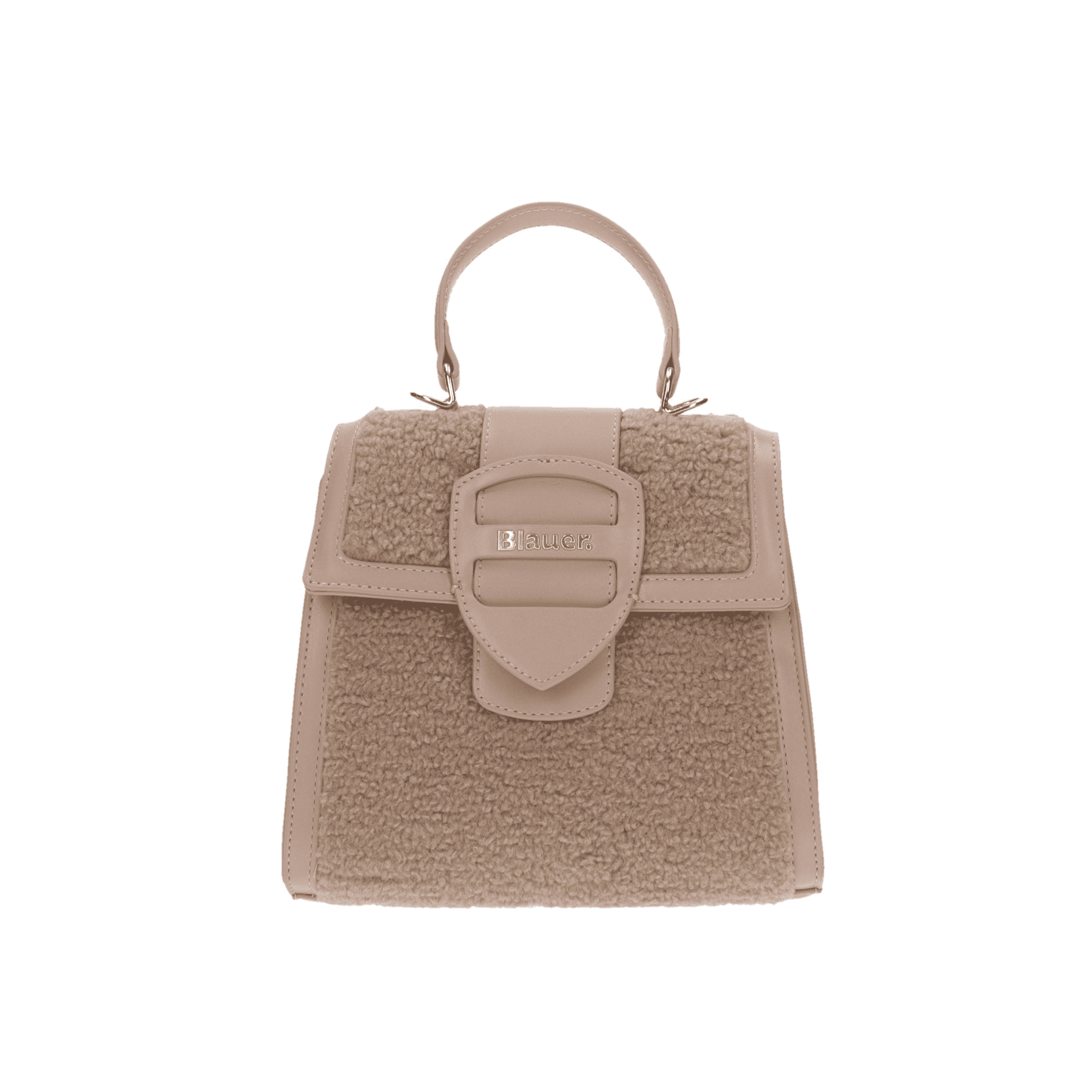 Borsa Donna Wally05 Beige, con manico a mano e tracolla rimovibile 