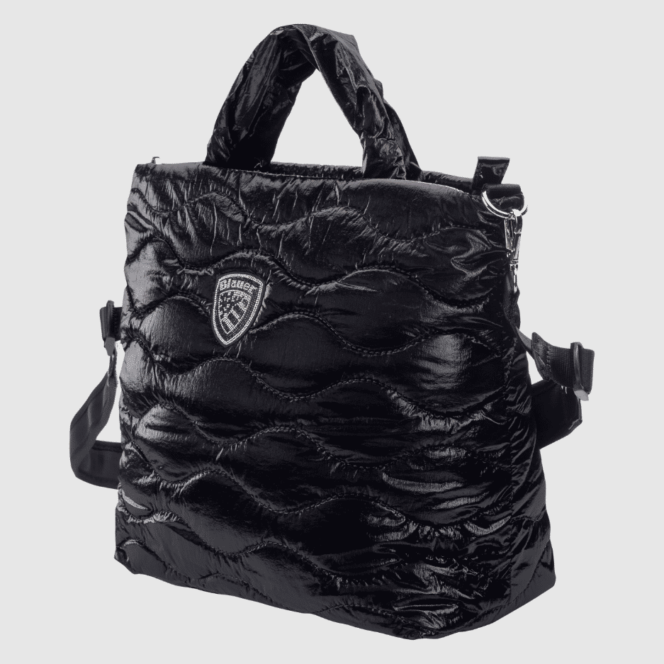 Borsa Donna Marfa03 con manici a mano, impunture ondulate e tracolla