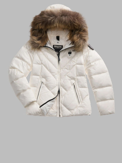 Piumino Donna Alicia, con cappuccio e pelliccia