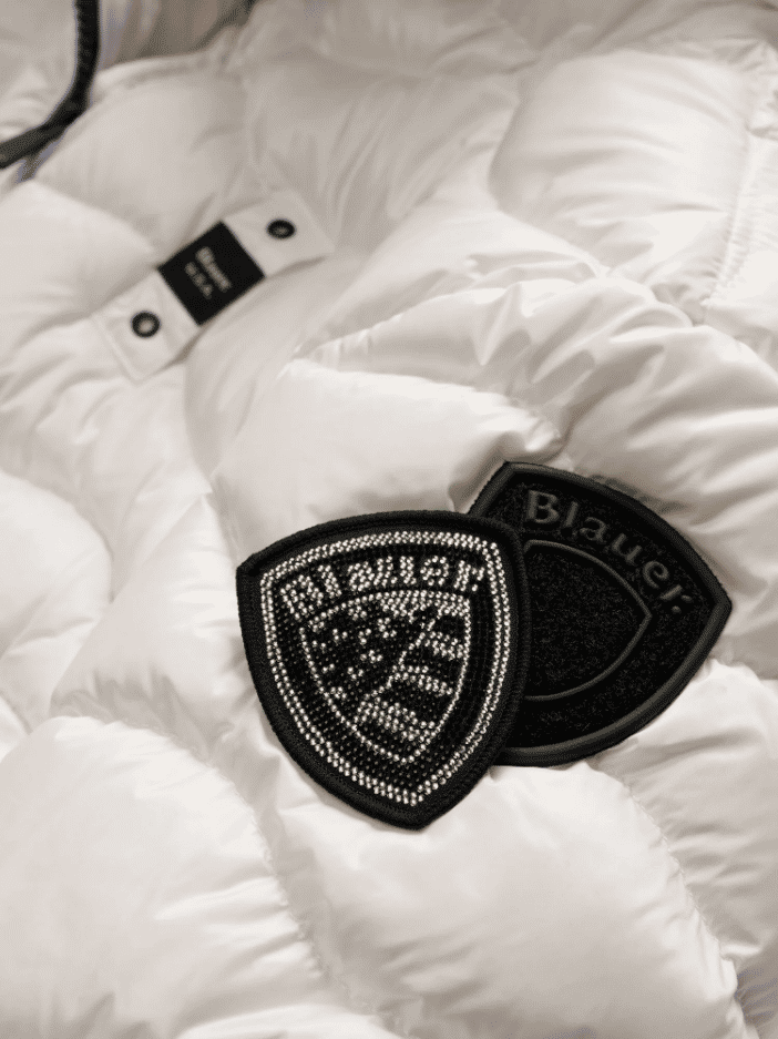 Blauer Piumino Lungo Donna Invernale Pelliccia