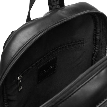 Zaino Donna Polly, in pelle sintetica trapuntata con logo frontale 