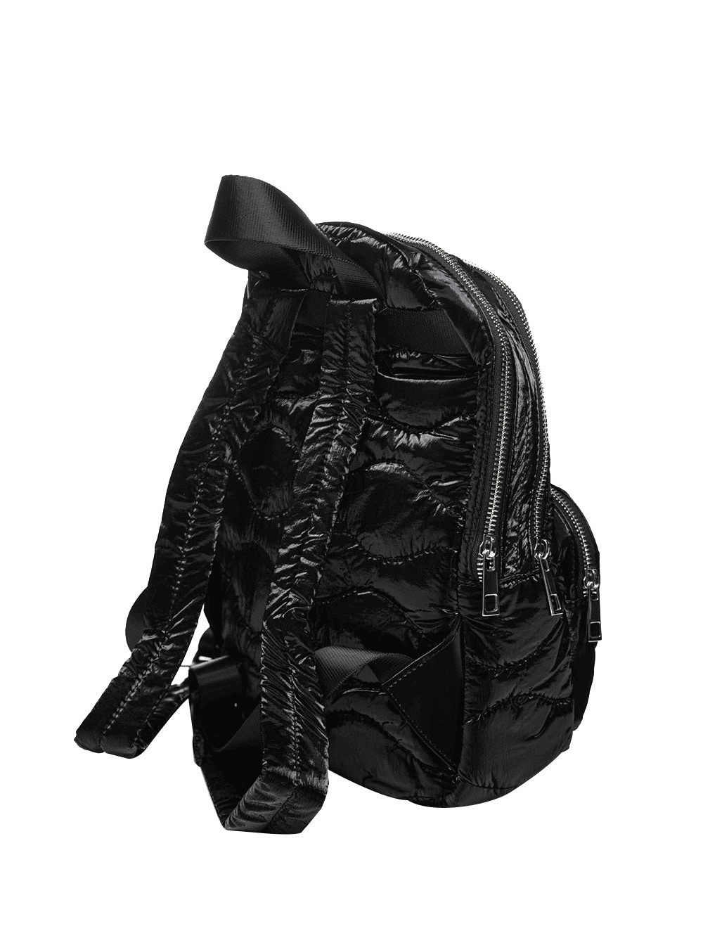Zaino Donna Wave03, con impunture ondulate e chiusura zip