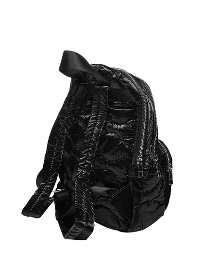 Zaino Donna Wave03, con impunture ondulate e chiusura zip