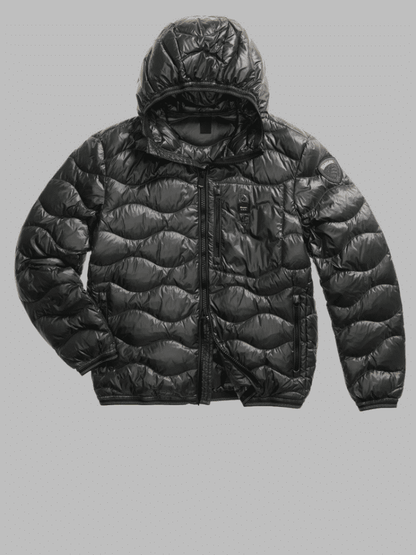 Blauer Piumino Trapuntato Onde Invernale Uomo