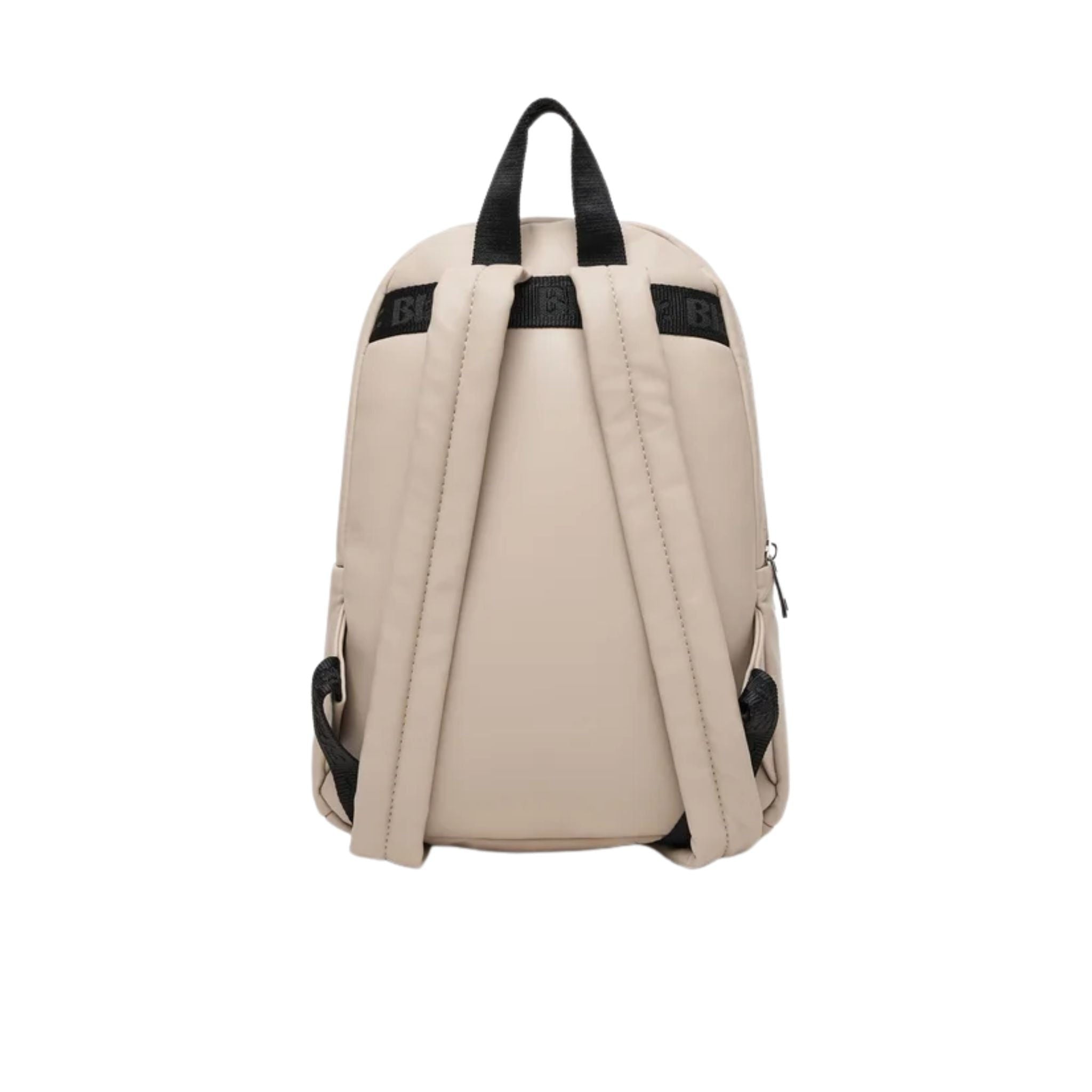 Zaino Donna Polly Beige, con doppio scomparto zip e tasca frontale 