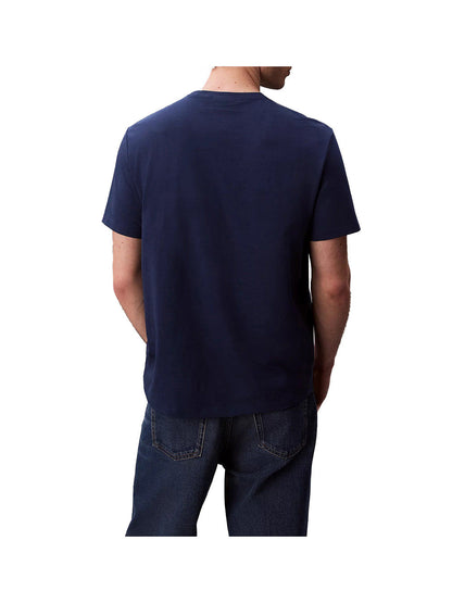 T-Shirt Ss Hero Monologo Tee Uomo - Blu