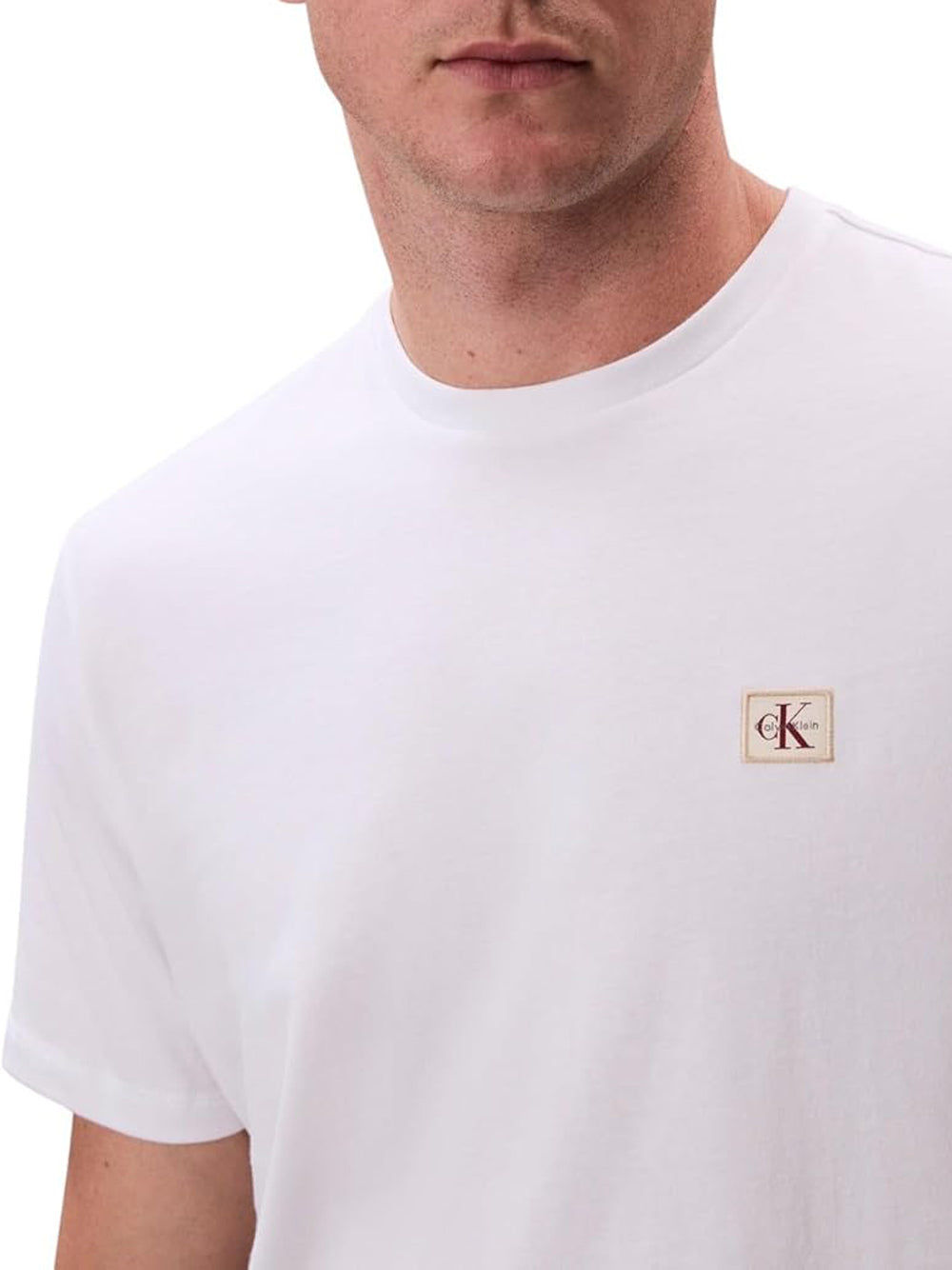 Calvin Klein Jeans T-shirt Uomo Mod. LV04RC272G YAF Bianco
