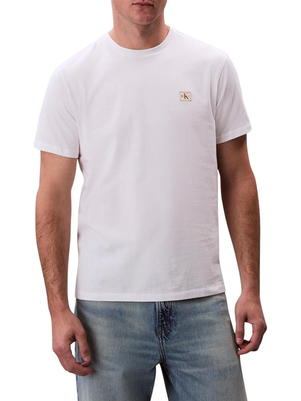 Calvin Klein Jeans T-shirt Uomo Mod. LV04RC272G YAF Bianco