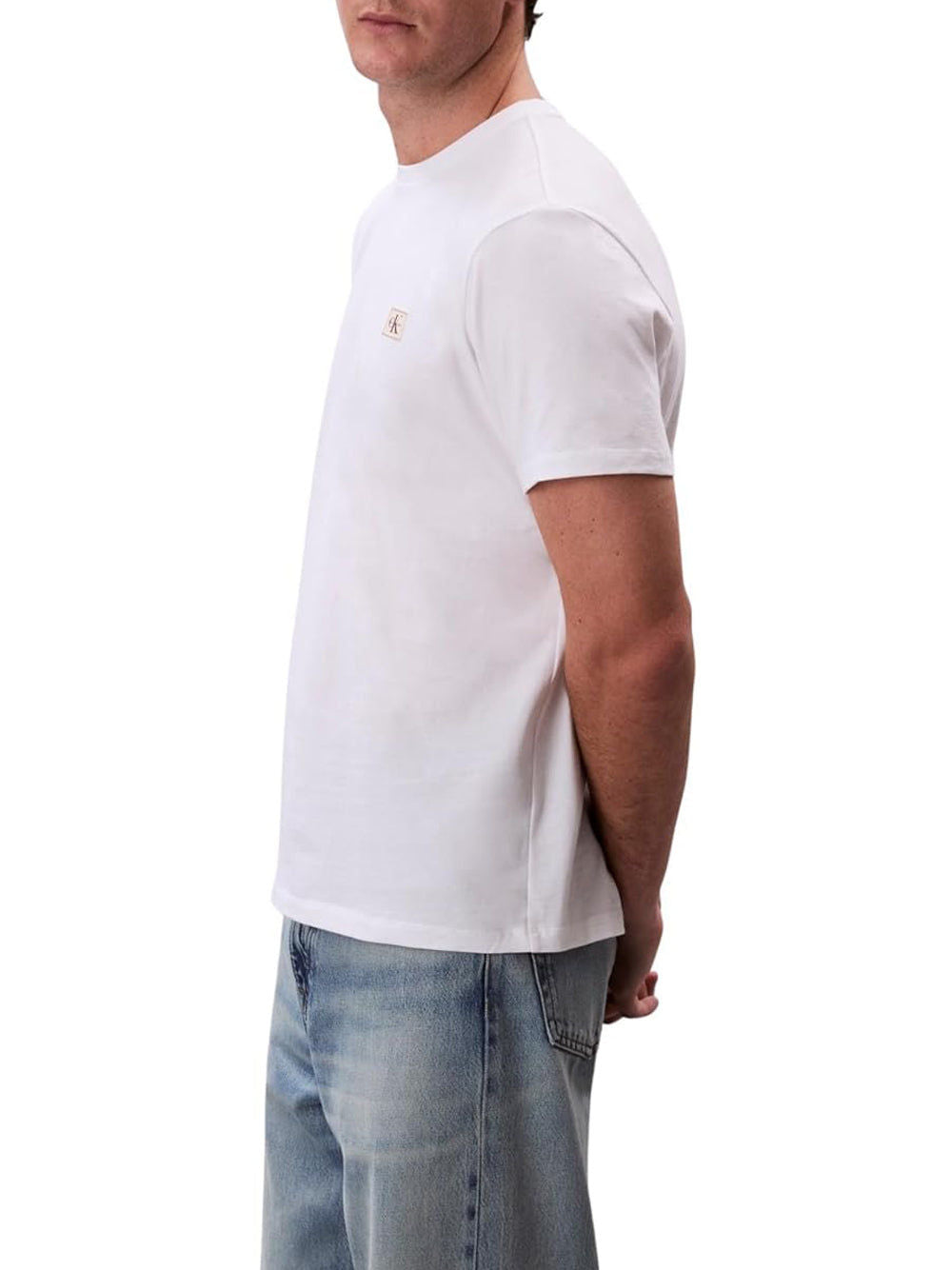 Calvin Klein Jeans T-shirt Uomo Mod. LV04RC272G YAF Bianco