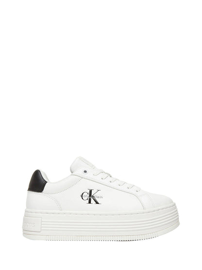 Sneakers Bold Flatf Low Lace Donna - Bianco