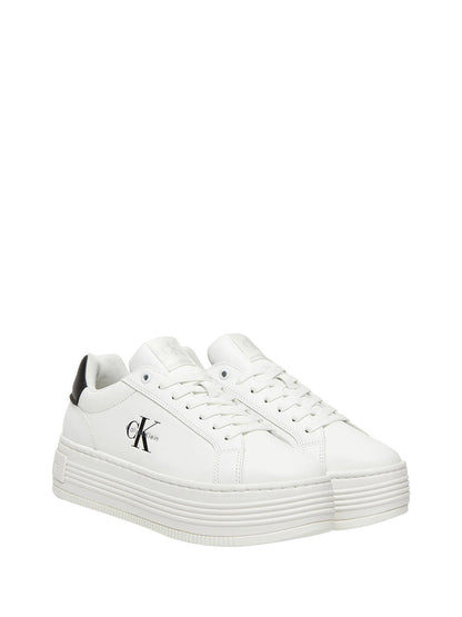 Sneakers Bold Flatf Low Lace Donna - Bianco