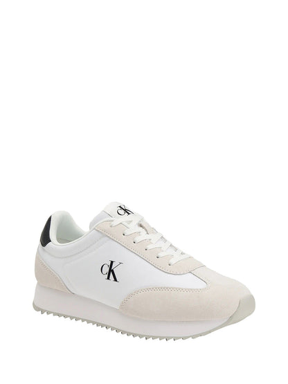 Sneakers Retro Runner Lace Up Uomo - Nero