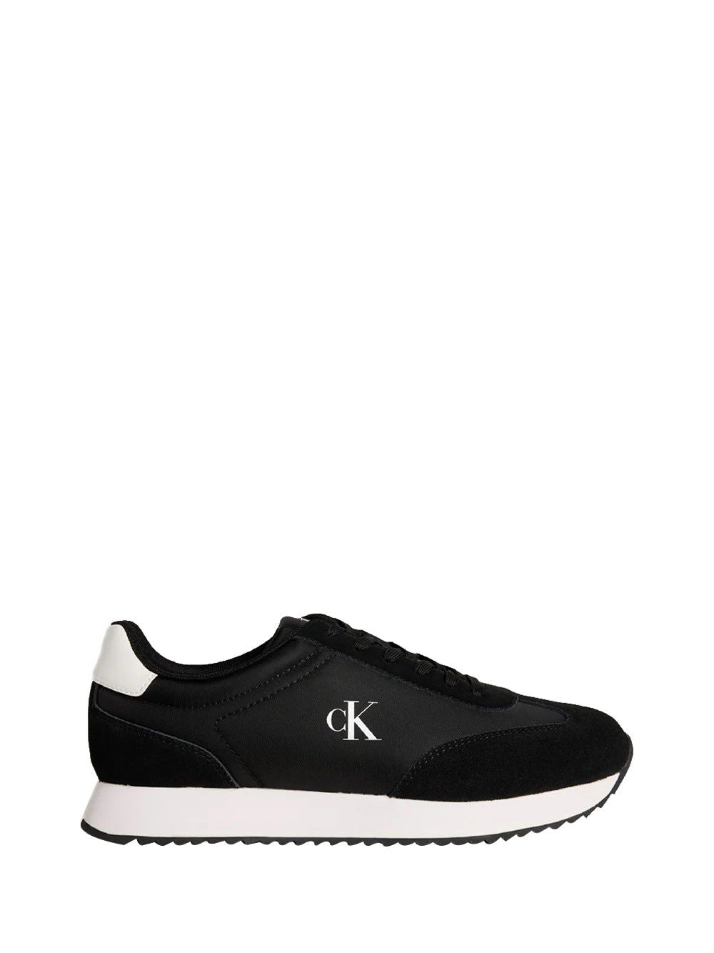 Sneakers Retro Runner Lace Up Uomo - Nero