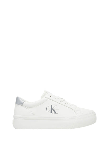 Sneakers Vulc Flatf Lth Donna - Bianco