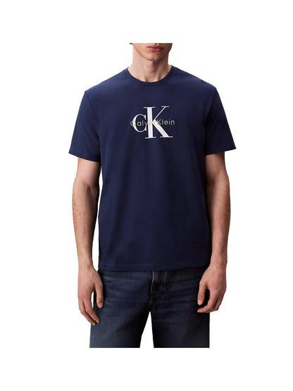 T-Shirt Ss Hero Monologo Tee Uomo - Blu