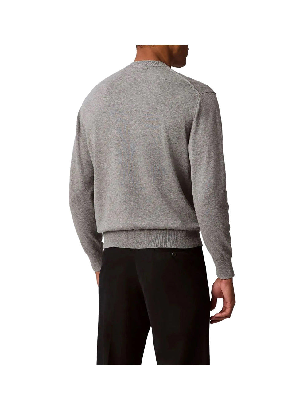 Felpa Eu Ls Cotton Relaxed Uomo- Grigio