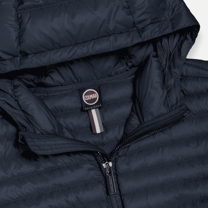 Piumino leggero con cappuccio