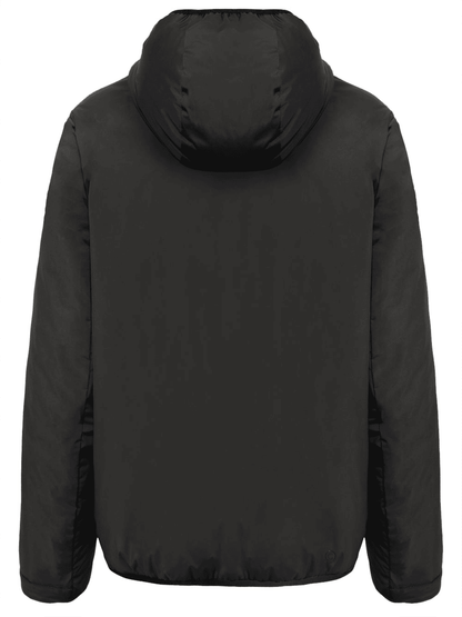 Giubbotto con cappuccio in tessuto tecnico