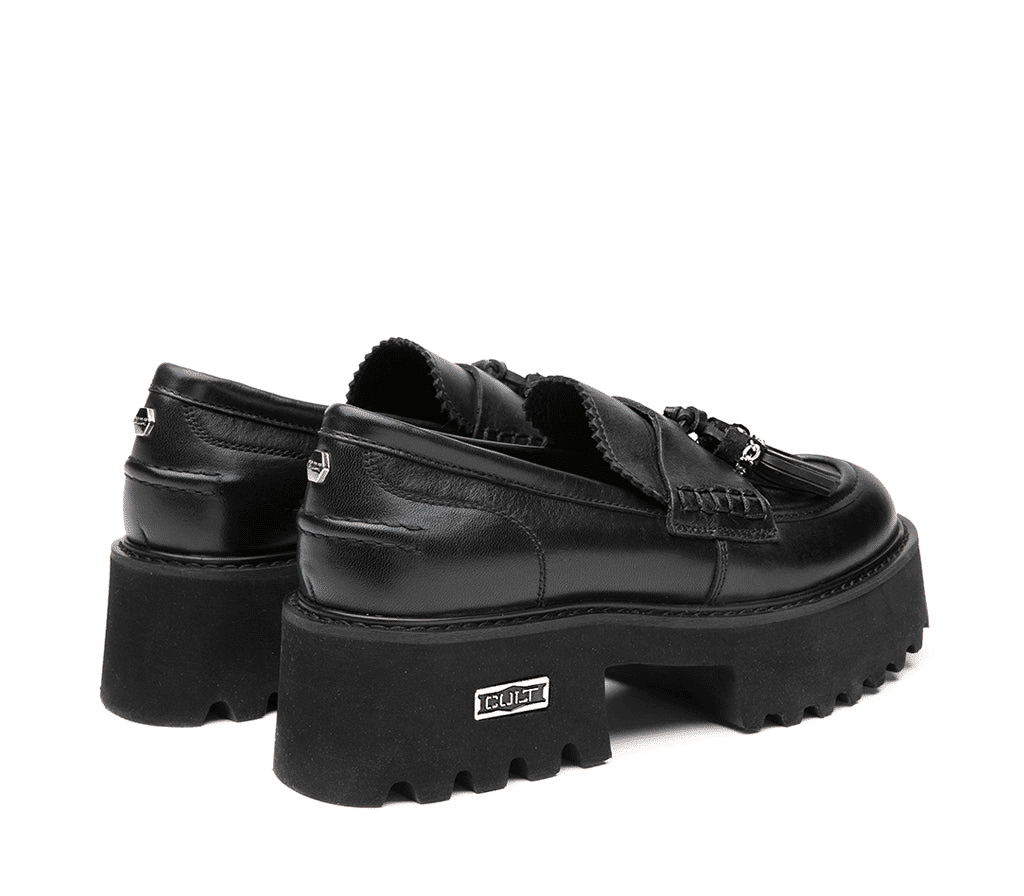 Cult Mocassini Classic Rebel Pelle Nera Unisex