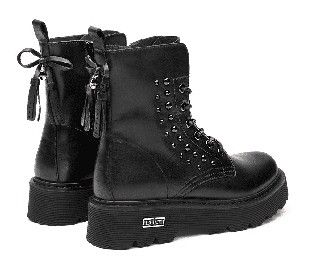 Cult Anfibi Stringati SLASH 4349 Pelle Urban-Chic