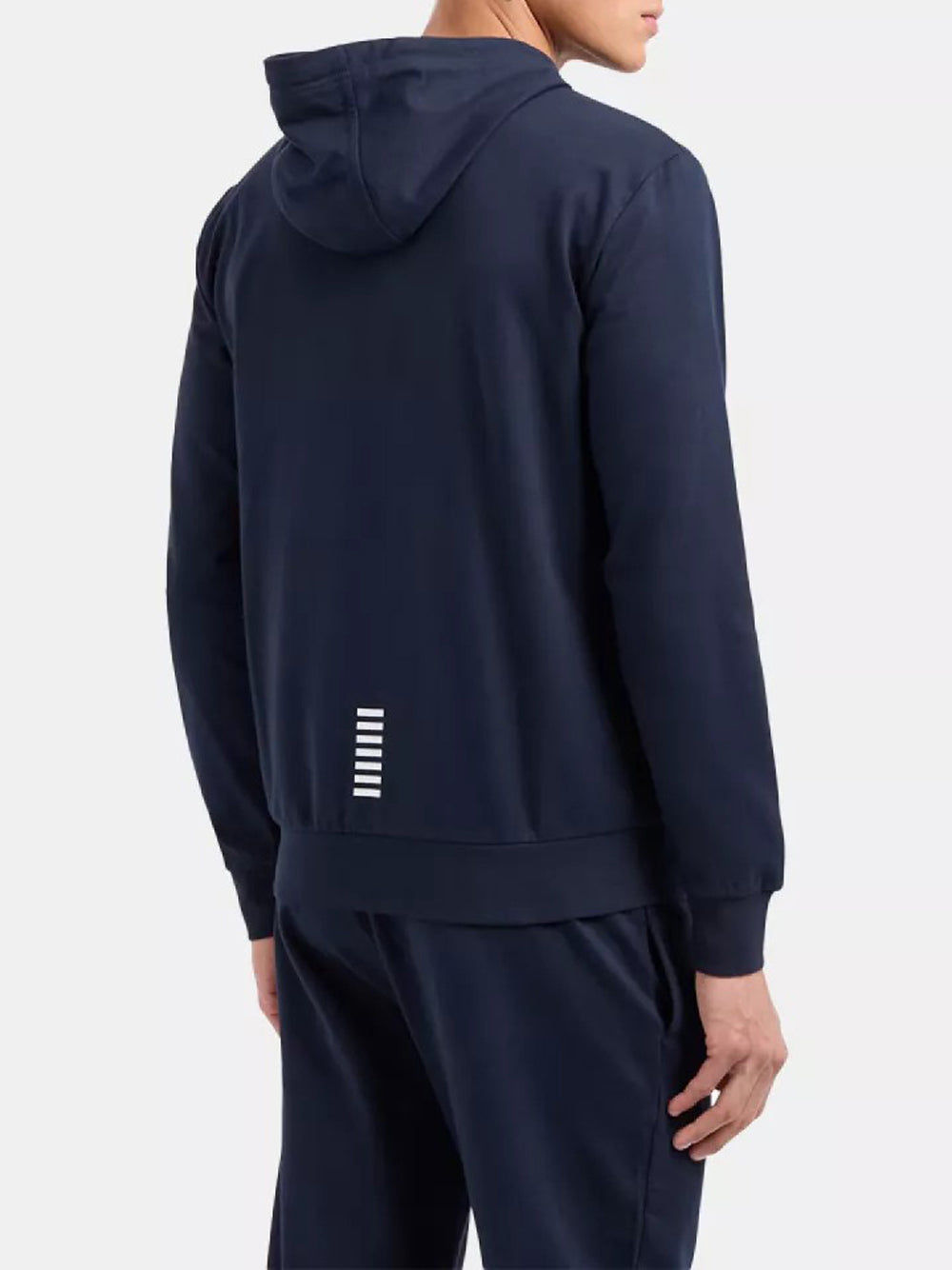 Felpa full zip con cappuccio
