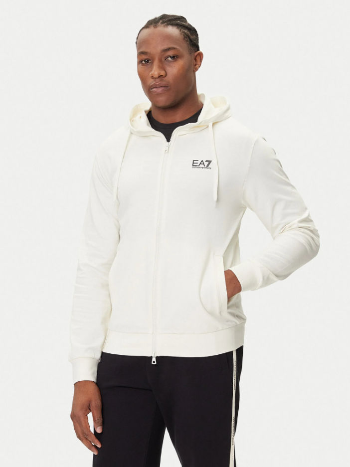 Felpa Uomo Core Identity con cappuccio, realizzata in cotone