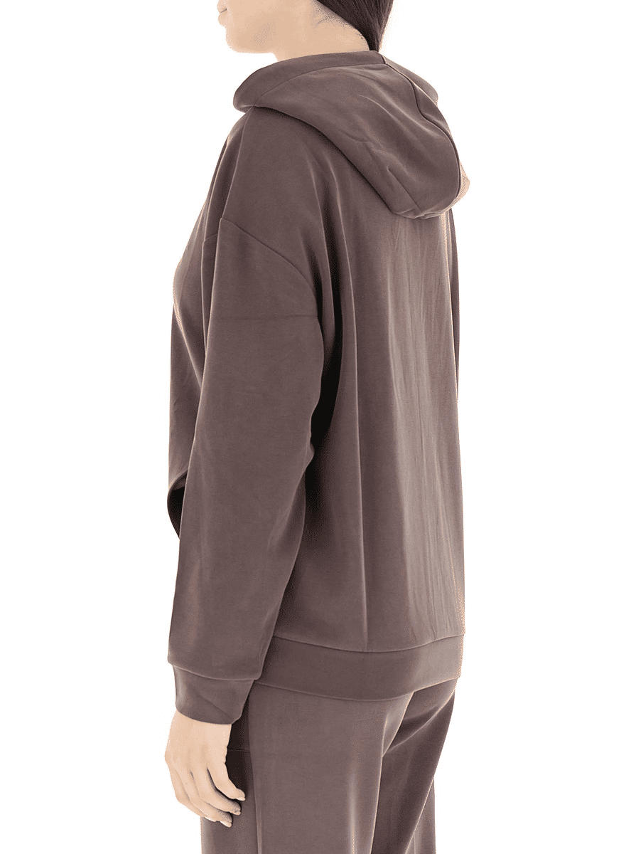 Emporio Armani Felpa Cappuccio Modal Stretch Donna