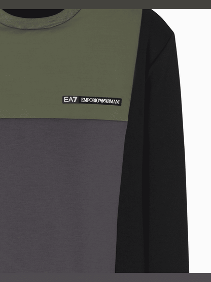 Emporio Armani Felpa Athletic Colour Block Uomo