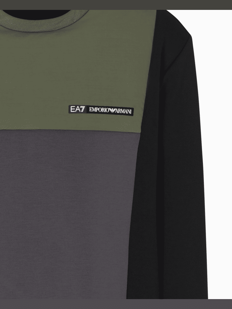 Emporio Armani Felpa Athletic Colour Block Uomo