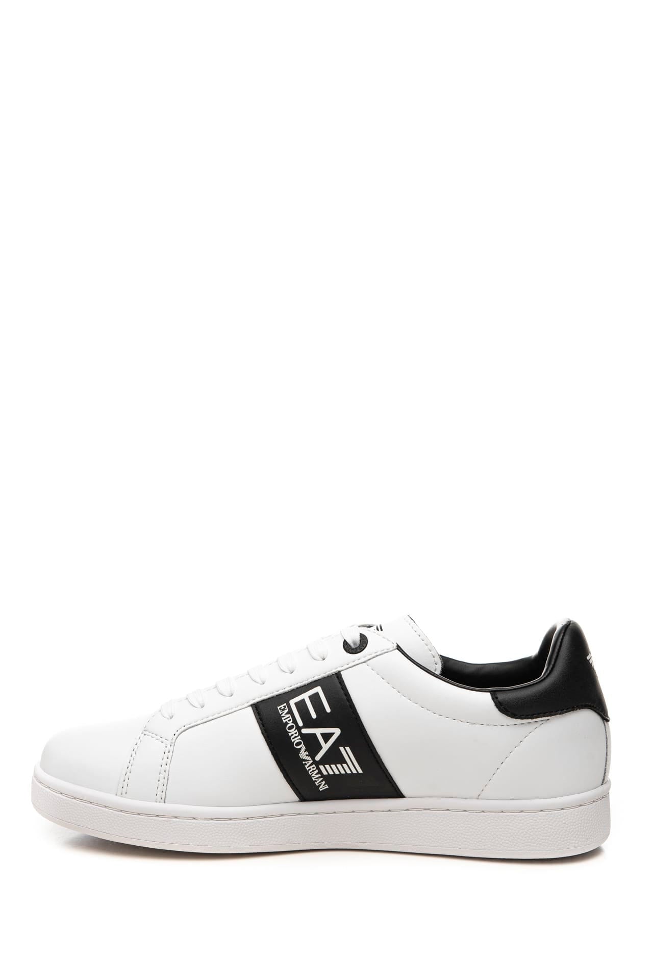 Sneakers Uomo Classic Leather, con maxi logo laterali e suola in gomma 