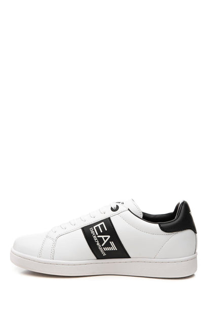 Sneakers Uomo Classic Leather, con maxi logo laterali e suola in gomma 