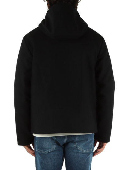 Emporio Armani Giubbino Uomo Lana Cappuccio
