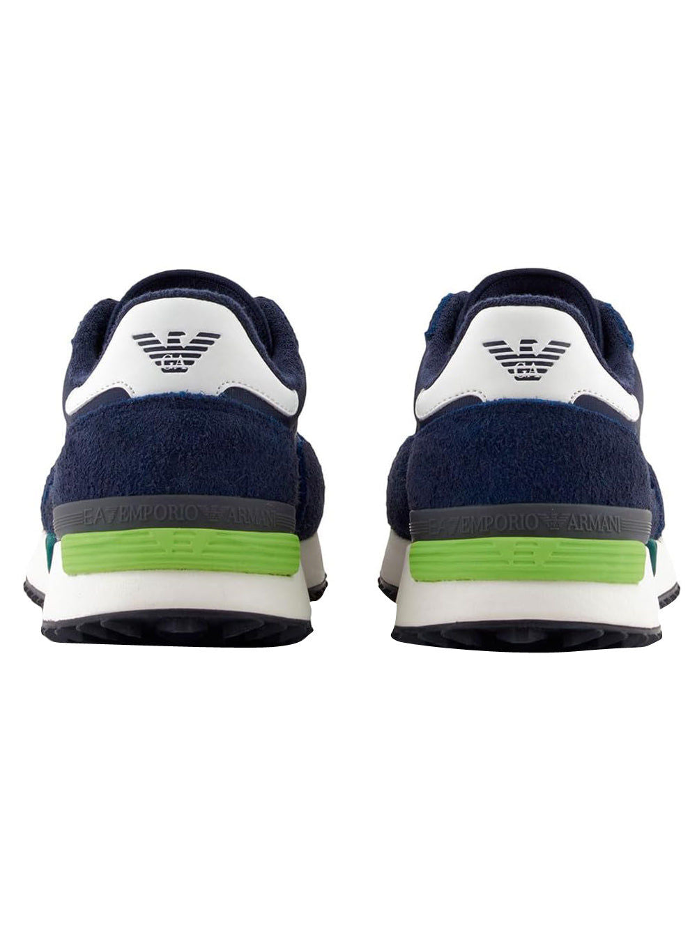 Sneakers Unisex, con tomaia in pelle e tessuto ed inserti a contrasto sulla suola