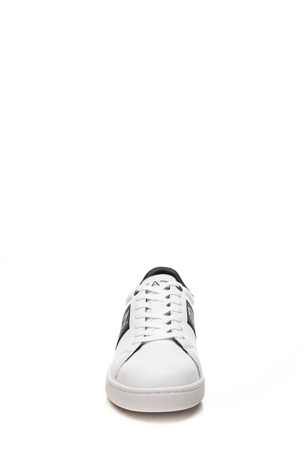 Sneakers Uomo Classic Leather, con maxi logo laterali e suola in gomma 