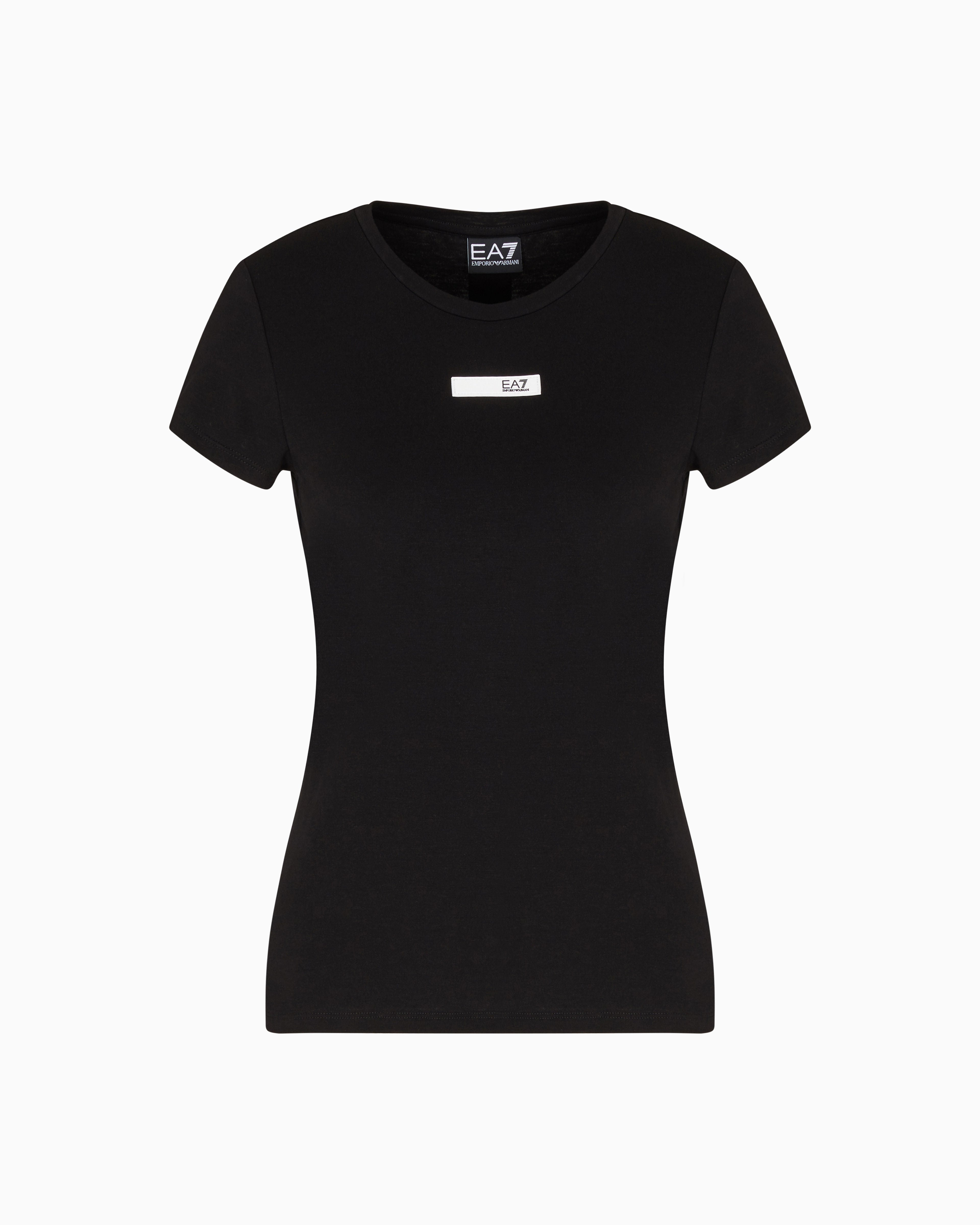 T-shirt Donna con stampa logo posteriore e frontale