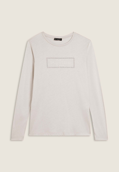 Freddy T-shirt Lunga Donna Grafica Cotone-Modal