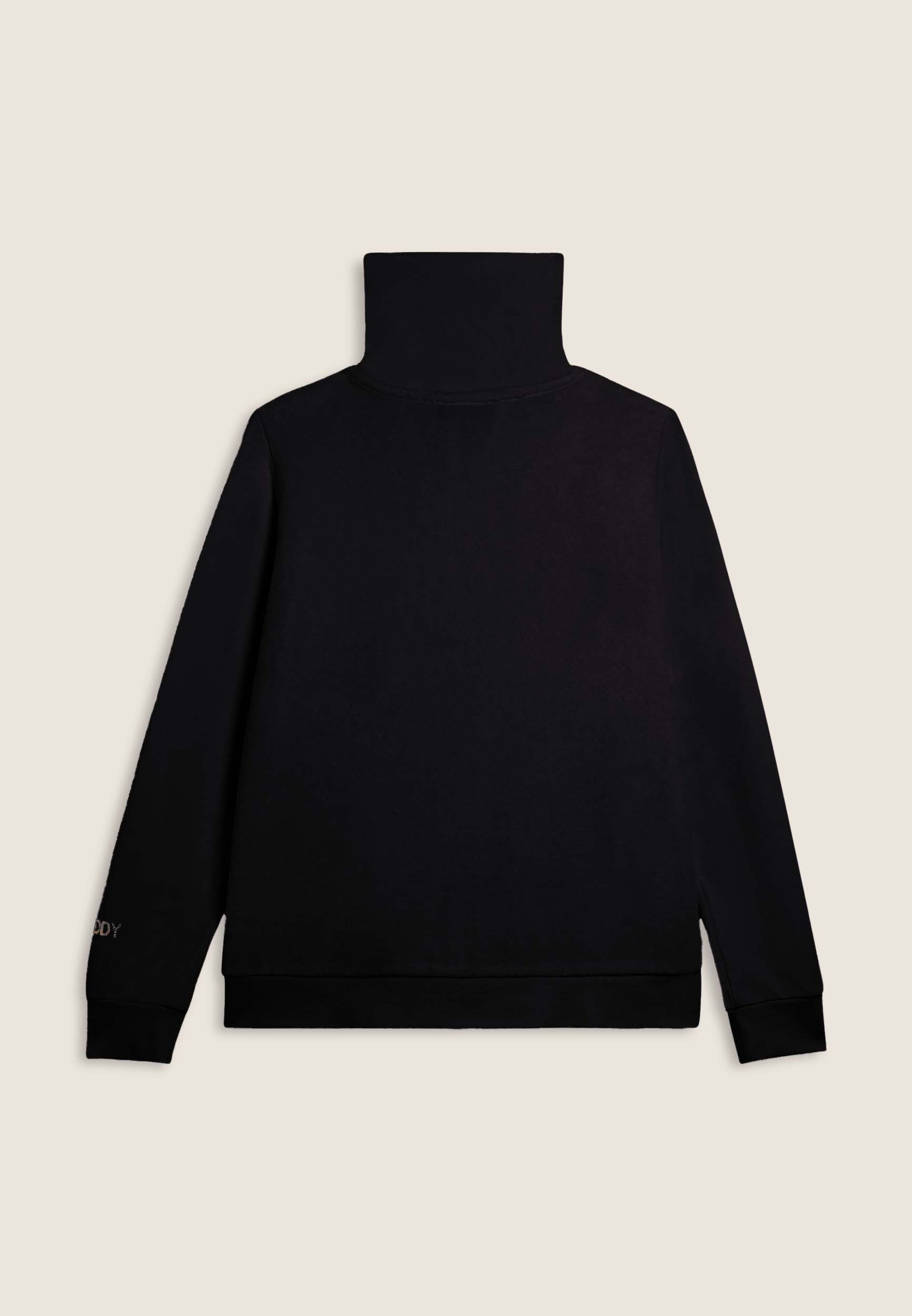 Freddy Felpa Donna Velluto Collo Alto Zip