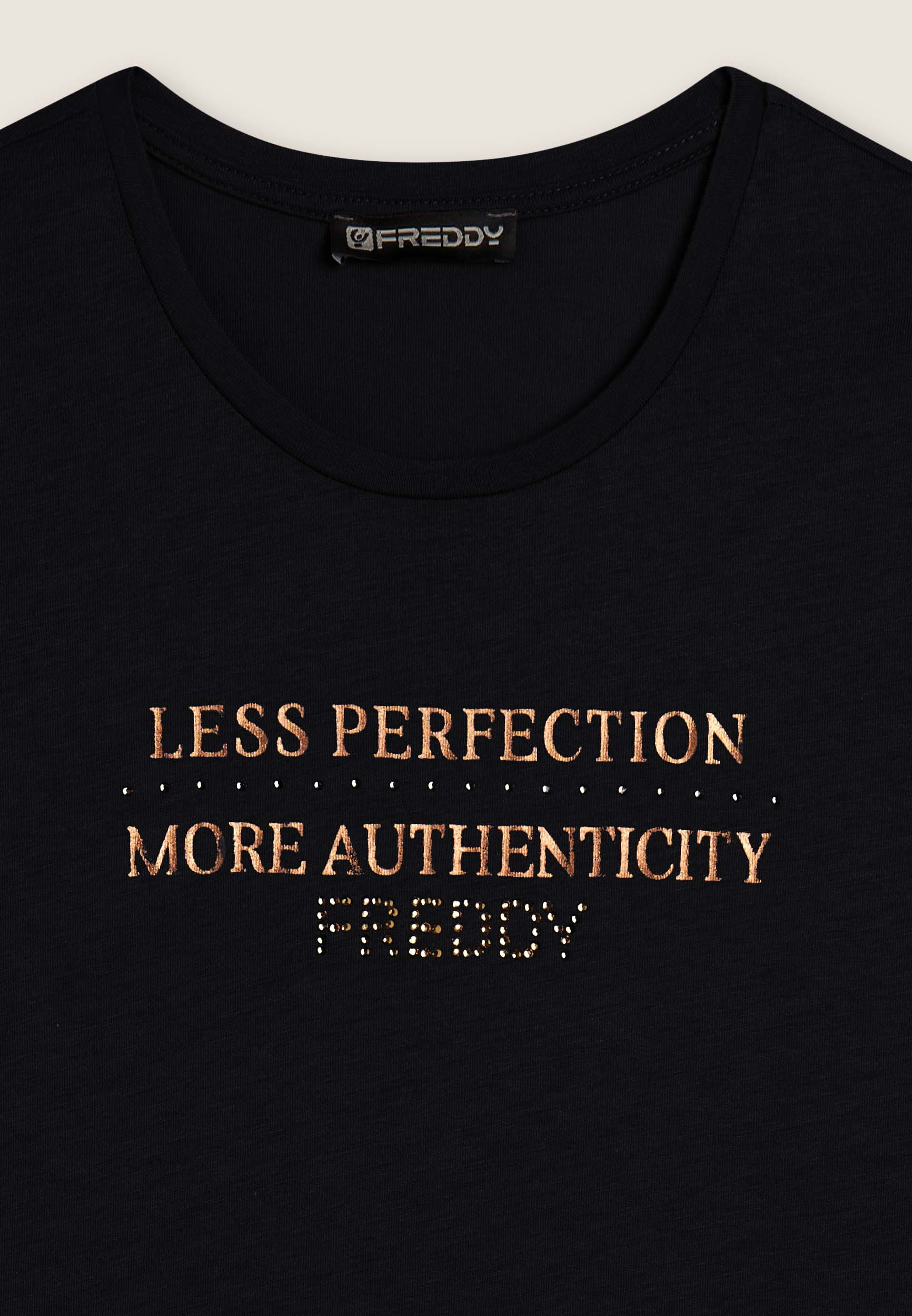 Freddy T-shirt Manica Lunga Grafica Donna Cotone Modal