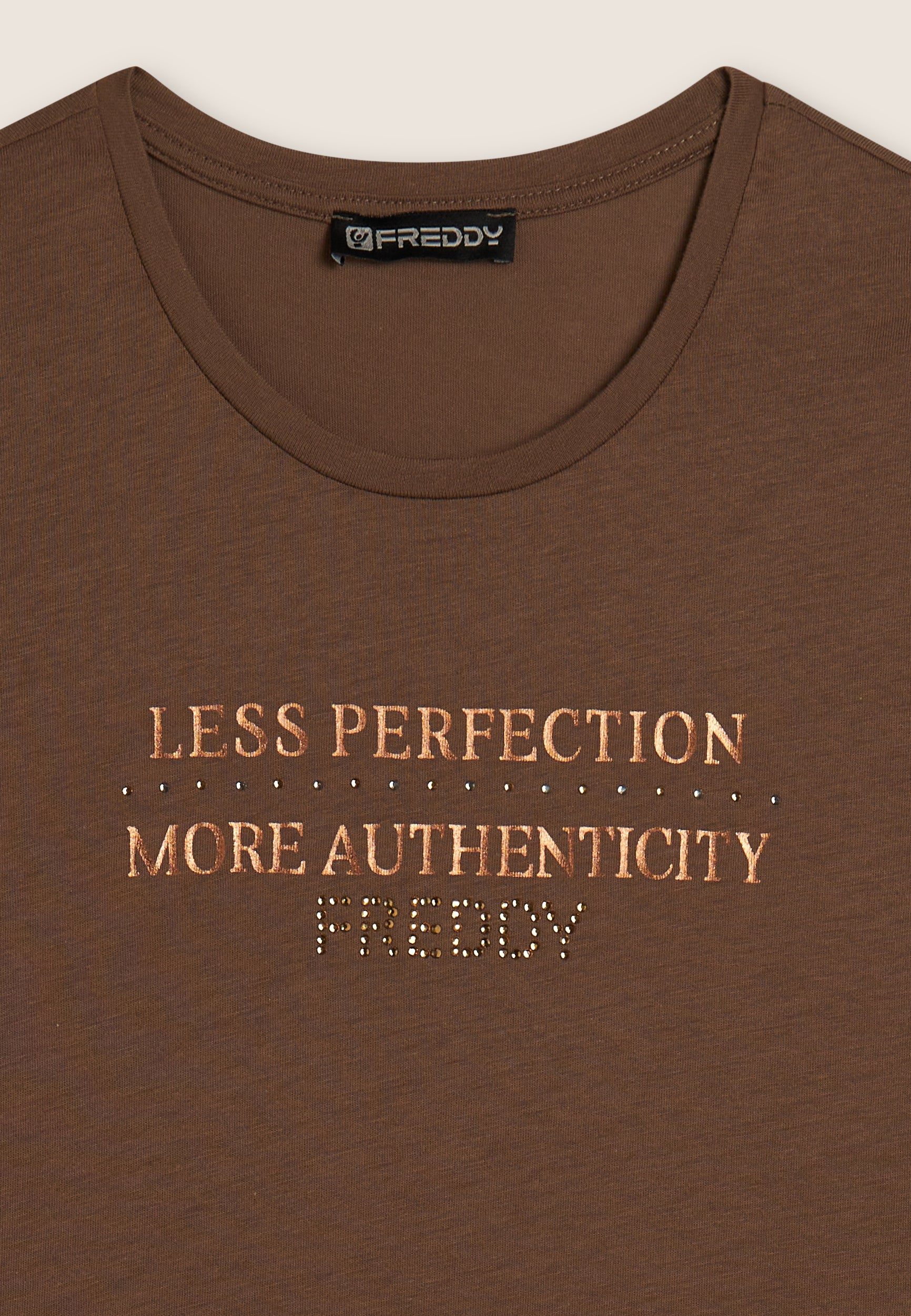Freddy T-shirt Manica Lunga Grafica Donna Cotone Modal