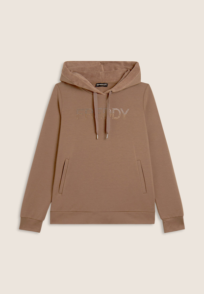 Freddy Felpa Sportiva Donna Velluto Modal