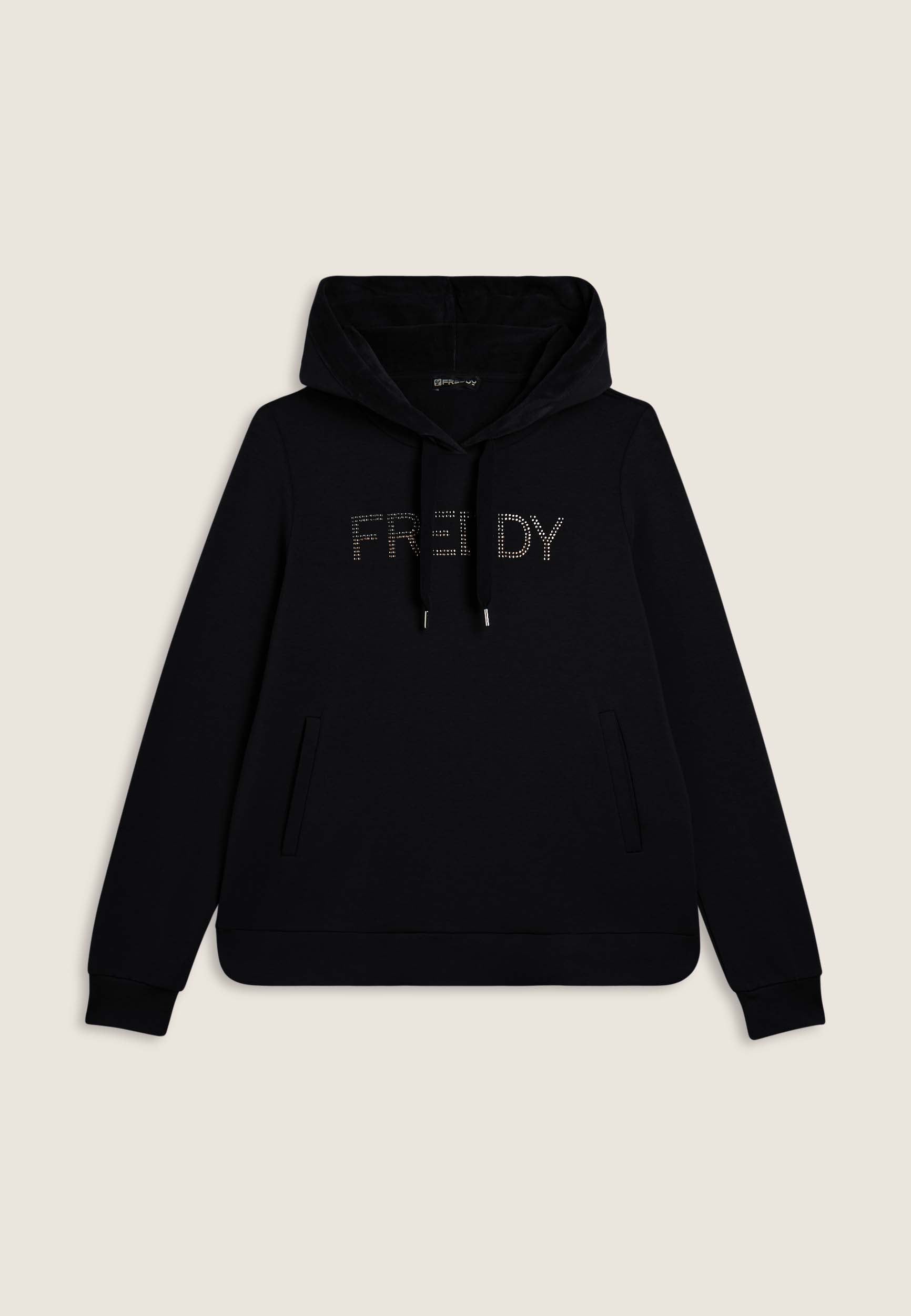 Freddy Felpa Sportiva Donna Velluto Modal