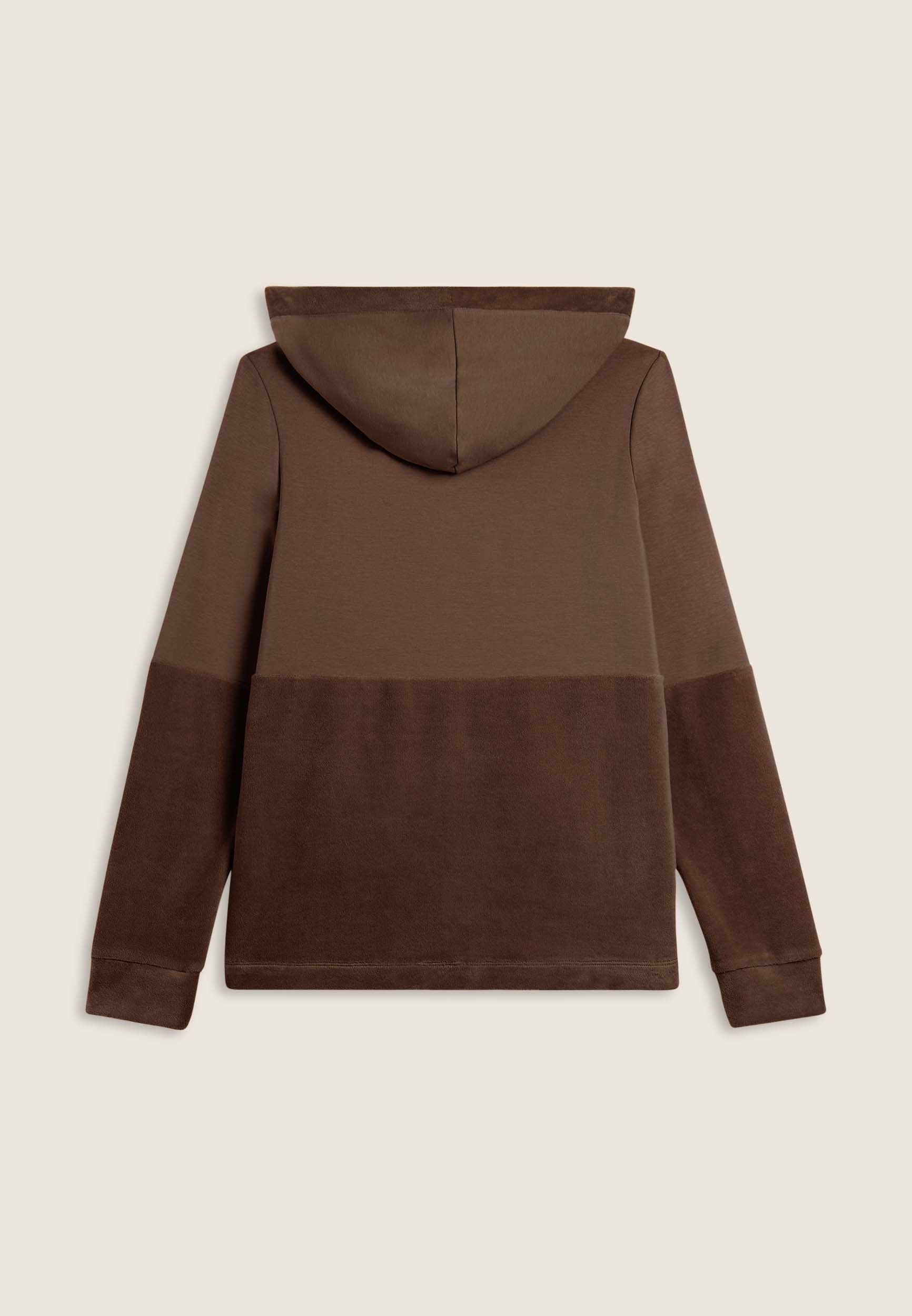 Freddy Felpa Donna Velluto Cappuccio Zip
