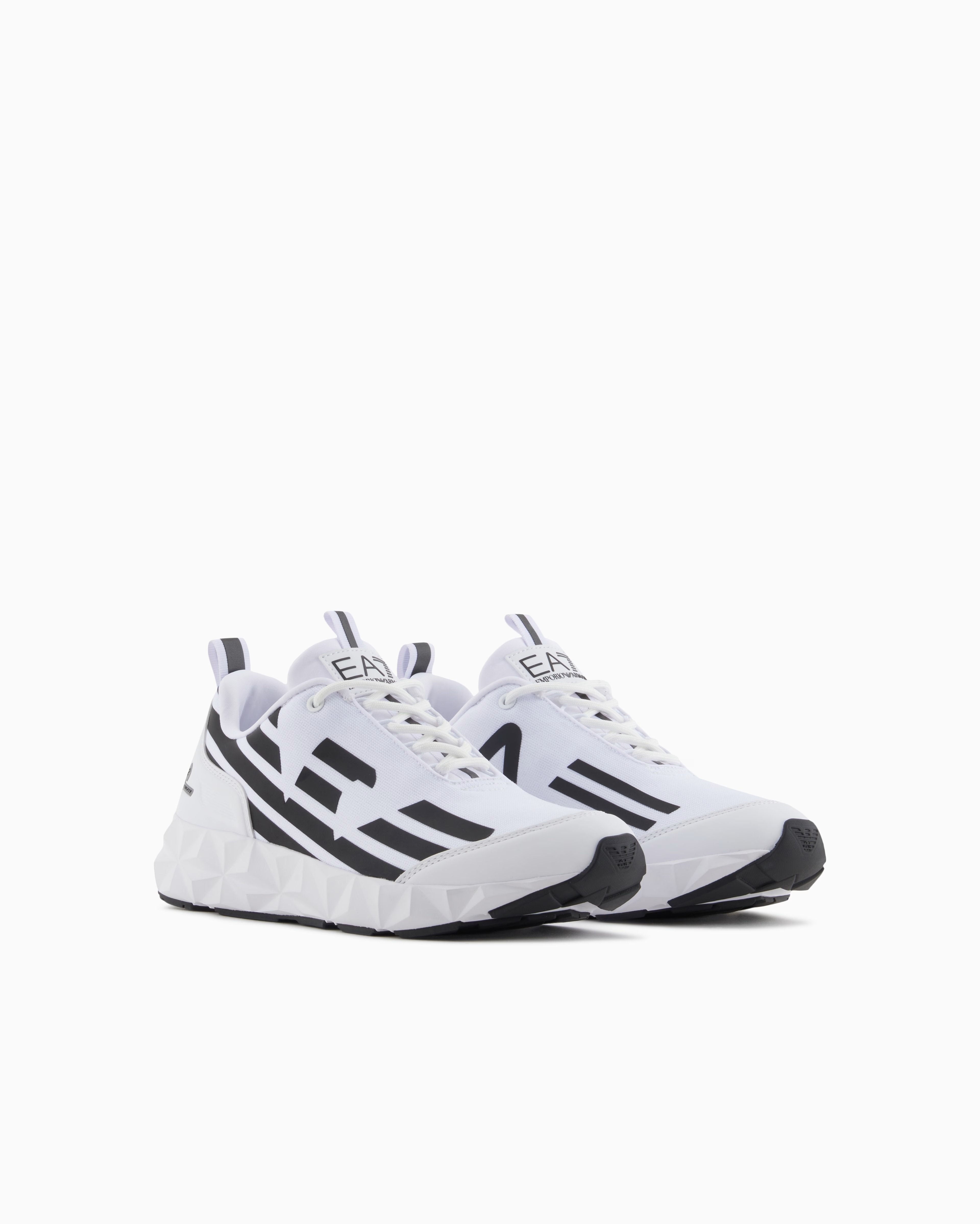 Sneakers Uomo Ultimate C2 Kombat Core Bianca, con maxi logo