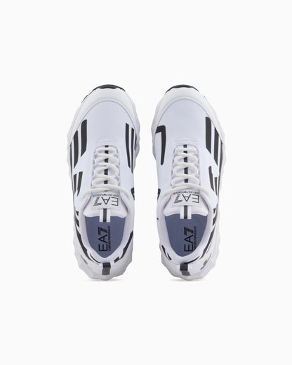 Sneakers Uomo Ultimate C2 Kombat Core Bianca, con maxi logo