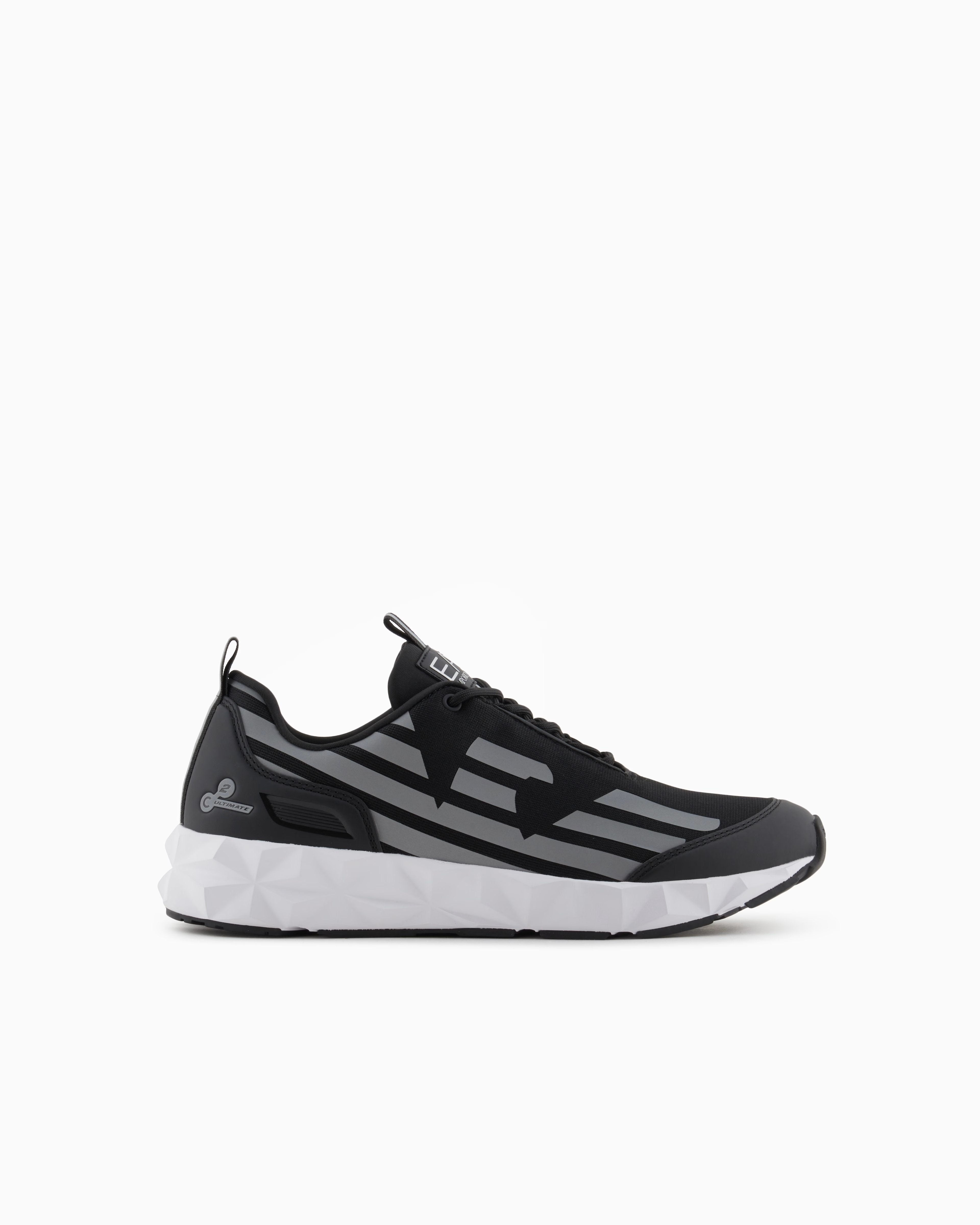 Sneakers Uomo Ultimate C2 Kombat Core Nera, con maxi logo