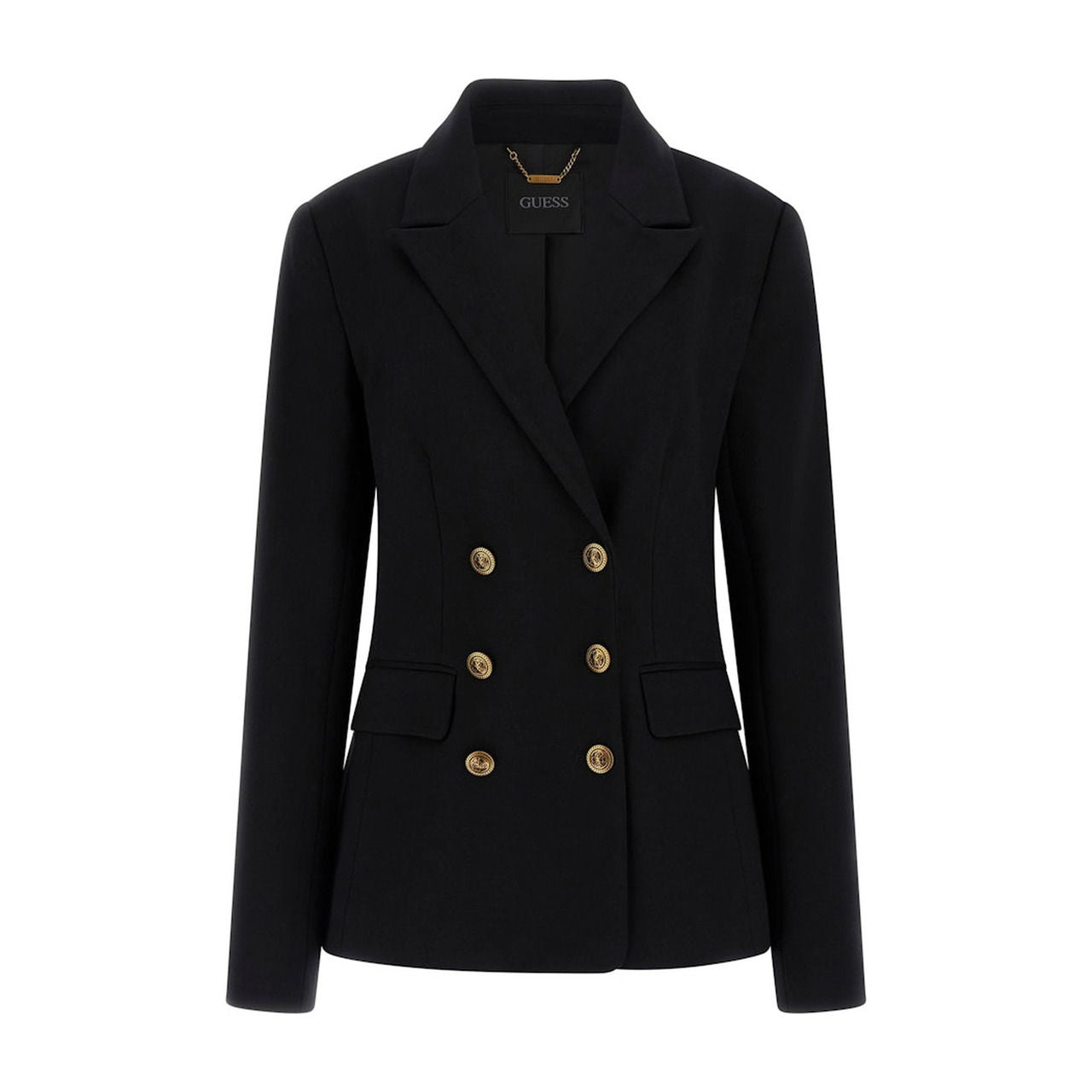 Blazer Donna Maelice, con bottoni in metallo dorato e patte laterali 
