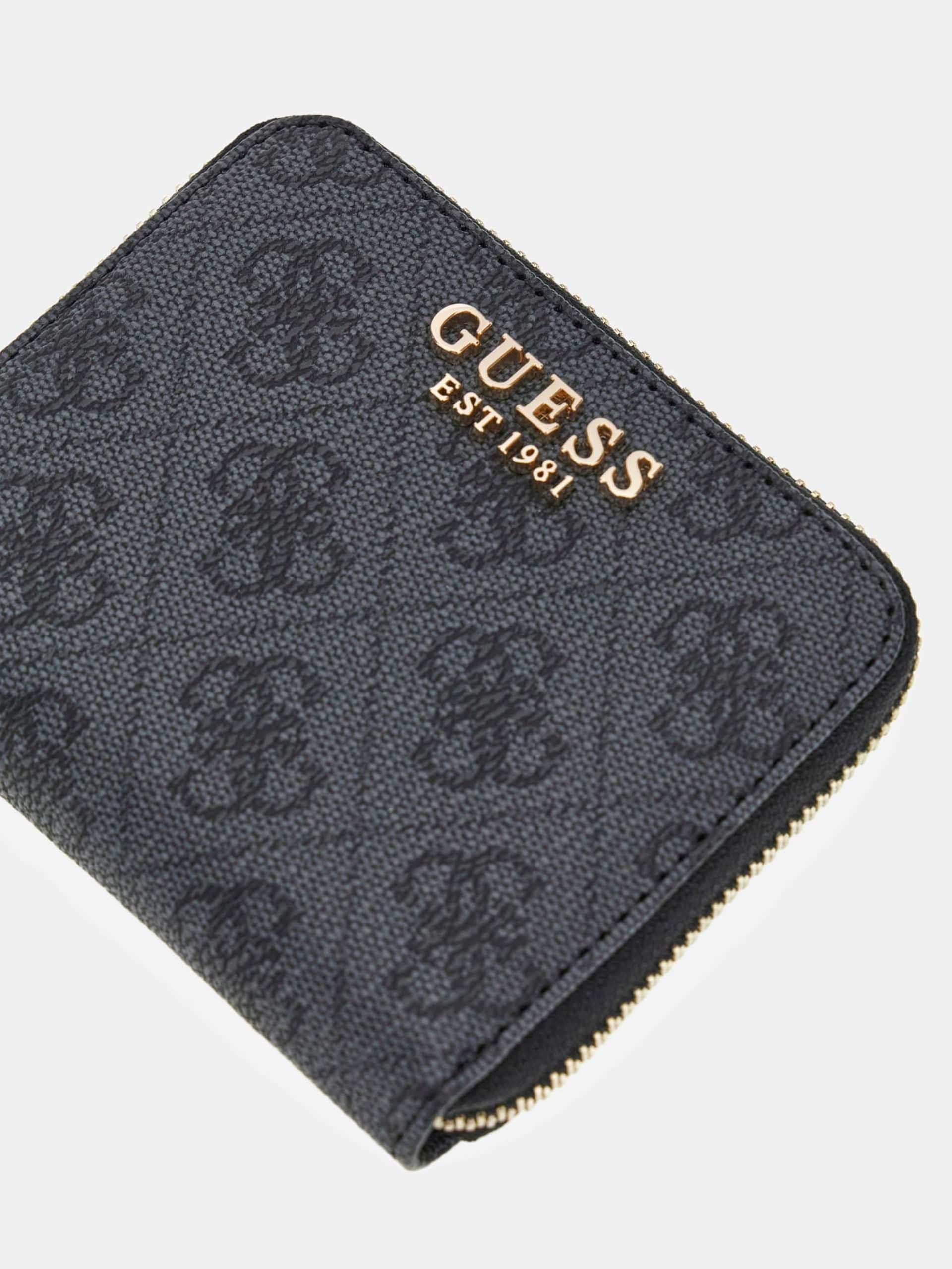 Portafoglio Donna mini, con motivo logo e chiusura zip around